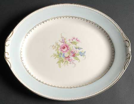 Chateau 13" Oval Serving Platter by Homer Laughlin 