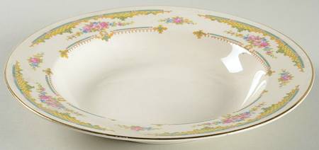 Chartreuse Rim Soup Bowl