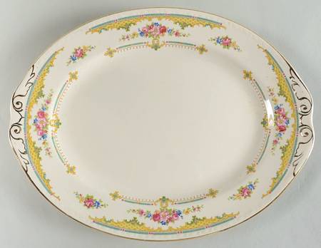 Chartreuse 11" Oval Serving Platter