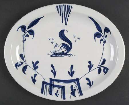 Christiana Campbell's Tavern 11" Oval Serving Platter