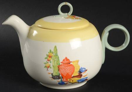 Chinese Green Godess Teapot & Lid