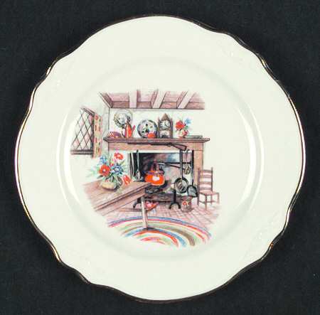 Colonial Kitchen (Virginia Rose) Bread & Butter Plate