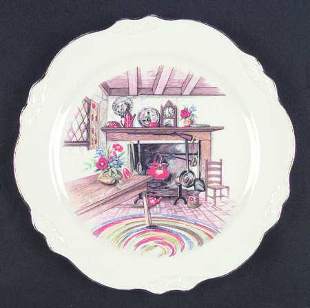 Colonial Kitchen (Virginia Rose) by Homer Laughlin 