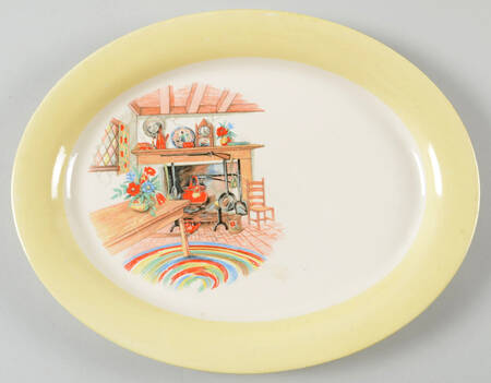 Colonial Kitchen (Swing) 11" Oval Serving Platter