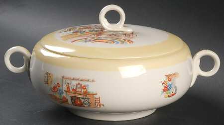Colonial Kitchen (Swing) Round Covered Vegetable