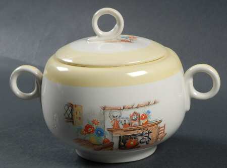 Colonial Kitchen (Swing) Sugar Bowl & Lid