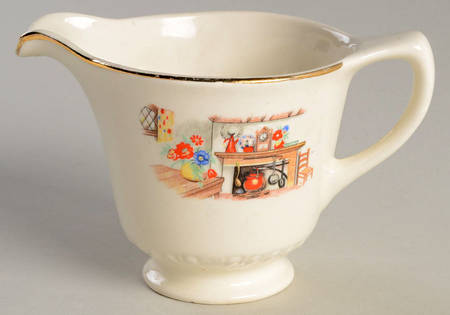 Colonial Kitchen (Liberty, Gold Trim) Creamer