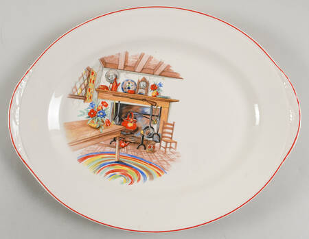 Colonial Kitchen 13" Oval Serving Platter