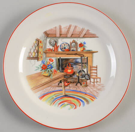 Colonial Kitchen Luncheon Plate