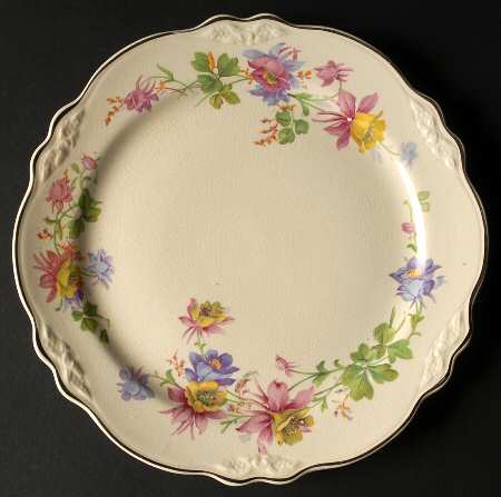 Columbines Luncheon Plate
