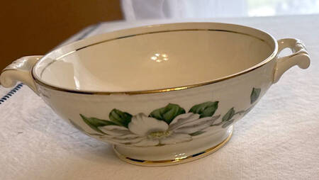 Cotillion Footed Cream Soup Bowl