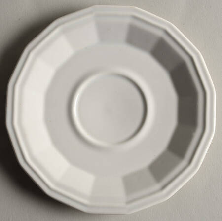 Colonial White Saucer