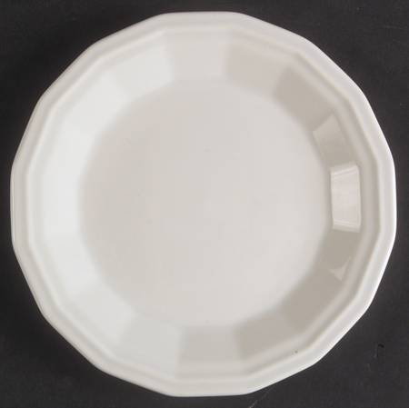 Colonial White Bread & Butter Plate by Homer Laughlin 