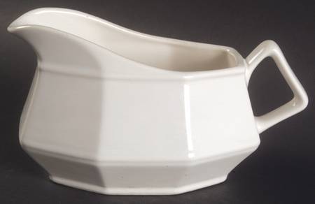Colonial White Gravy Boat
