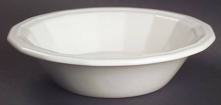Colonial White Rim Fruit/Dessert (Sauce) Bowl by Homer Laughlin 