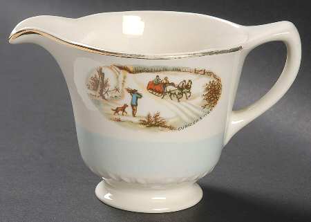 Currier & Ives Creamer