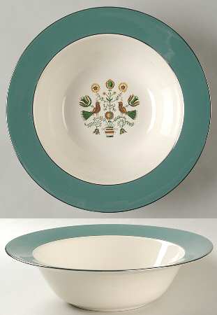 Persian Garden 9" Round Vegetable Bowl