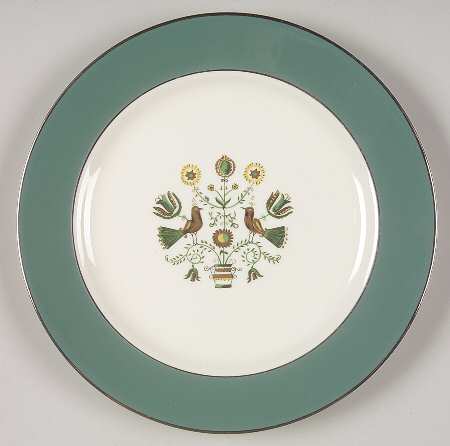 Persian Garden Dessert/Pie Plate