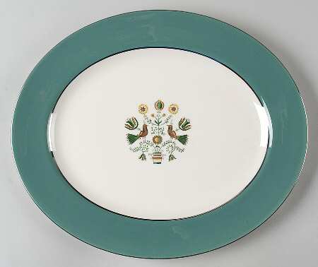 Persian Garden 13" Oval Serving Platter