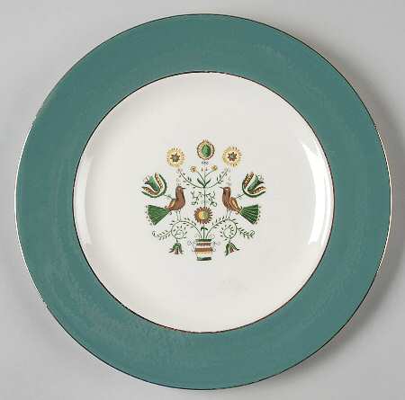 Persian Garden Luncheon Plate