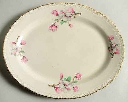 Dogwood (Liberty) 15" Oval Serving Platter