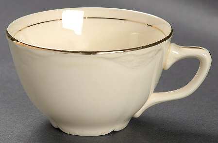 Double Gold Band Flat Cup