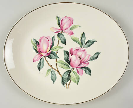Dogwood (Rhythm) 13" Oval Serving Platter