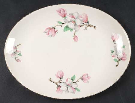 Dogwood (Rhythm) 11" Oval Serving Platter