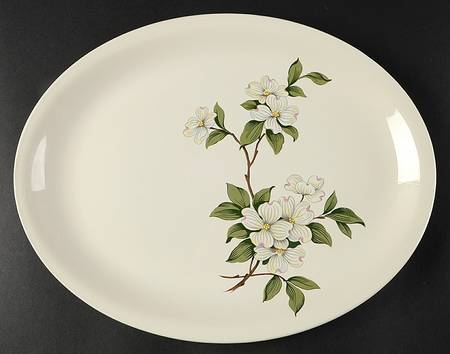 Dogwood 13" Oval Serving Platter