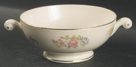 Dresden Footed Cream Soup Bowl