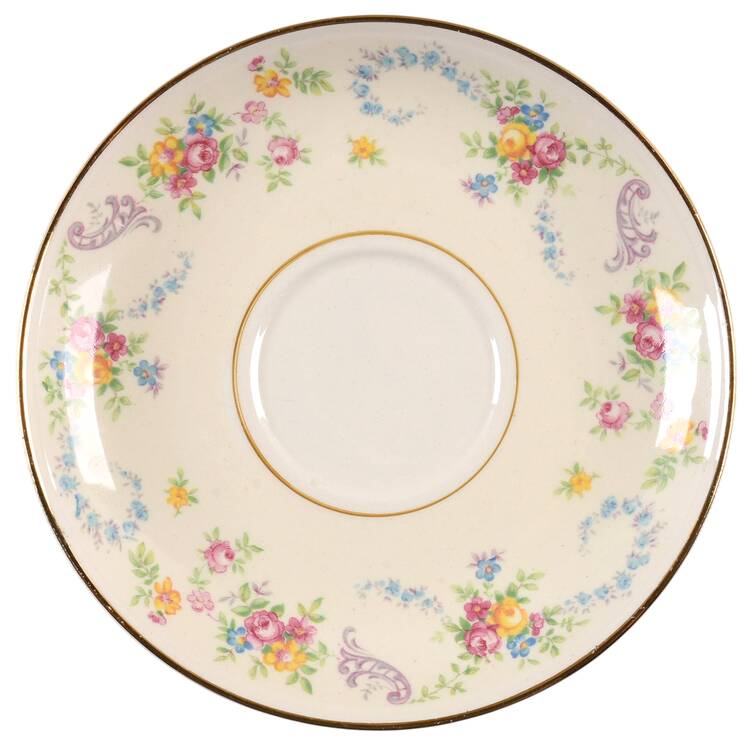 Dubarry Saucer by Homer Laughlin 