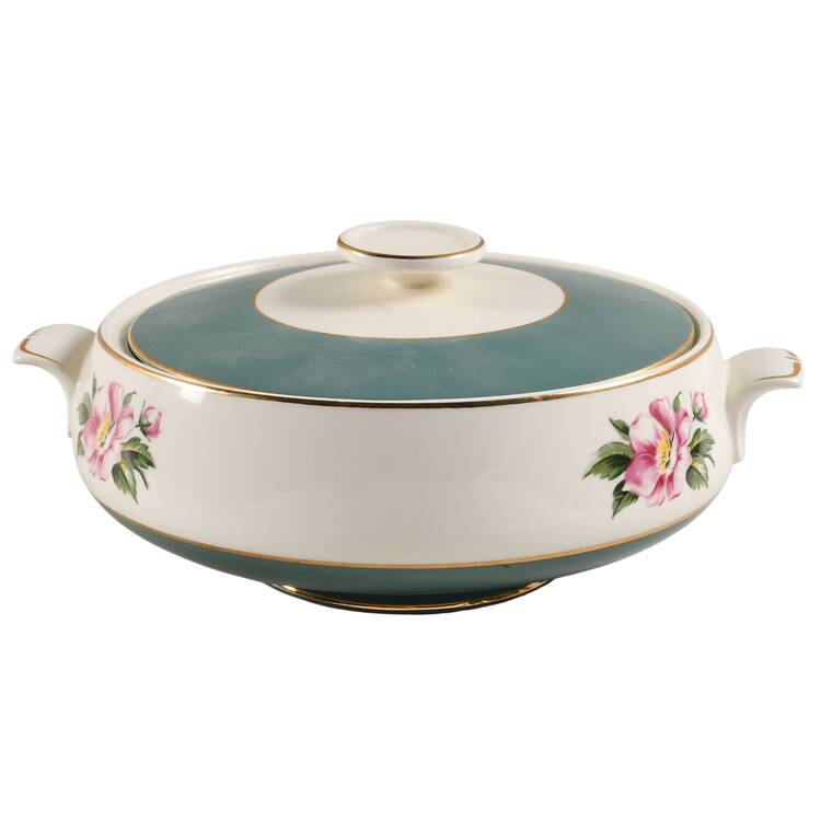 Empire Green Round Covered Vegetable by Homer Laughlin 