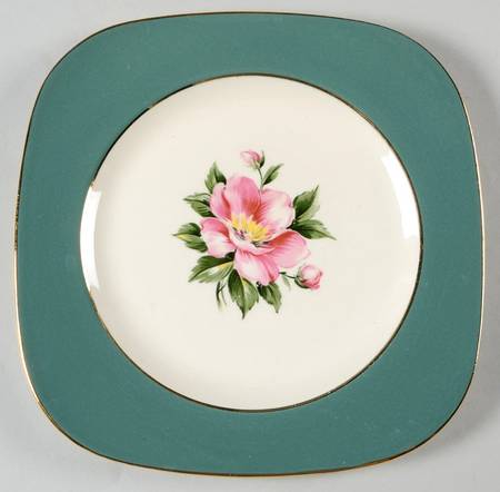Empire Green Square Salad Plate