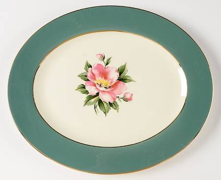 Empire Green 11" Oval Serving Platter
