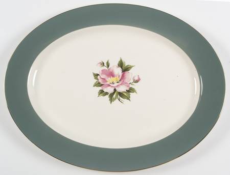 Empire Green 16" Oval Serving Platter