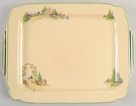 English Garden 15" Oval Serving Platter