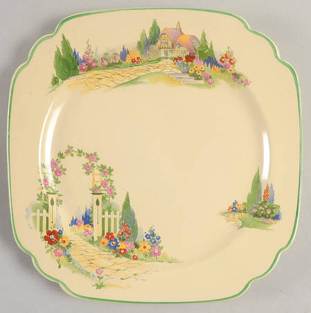 English Garden Dessert/Pie Plate
