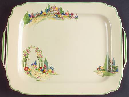 English Garden 11" Oval Serving Platter