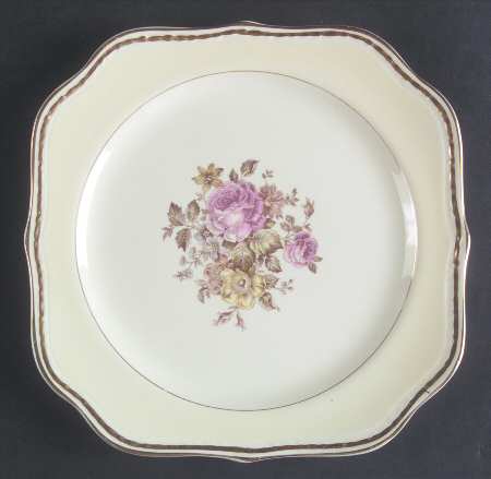 English Regency Square Salad Plate