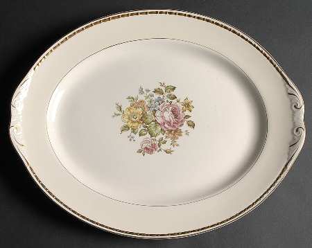 English Regency 15" Oval Serving Platter