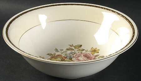 English Regency 8" Round Vegetable Bowl
