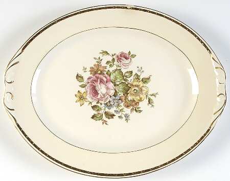 English Regency 11" Oval Serving Platter