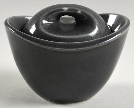 Epicure Charcoal Grey Sugar Bowl & Lid