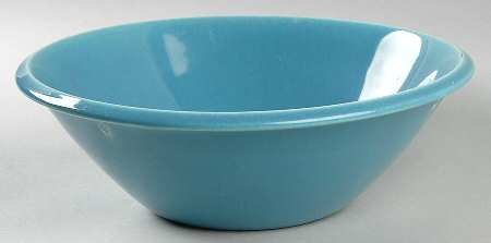 Epicure Turquoise Blue 8" Round Vegetable Bowl