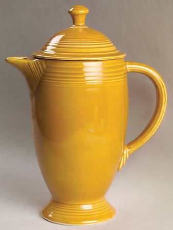 Fiesta Antique Gold (Ironstone) Coffee Pot & Lid