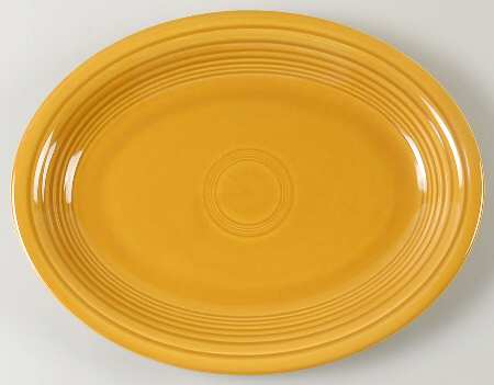 Fiesta Antique Gold (Ironstone) 12" Oval Serving Platter