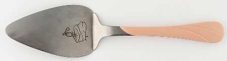 Fiesta Apricot (Intro 1986) Pie Server with Stainless Blade
