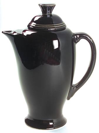 Fiesta Black (Intro 1986) Coffee Pot & Lid