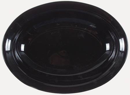 Fiesta Black (Intro 1986) 12" Oval Vegetable Bowl