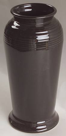 Fiesta Black (Intro 1986) 9" Monarch Vase